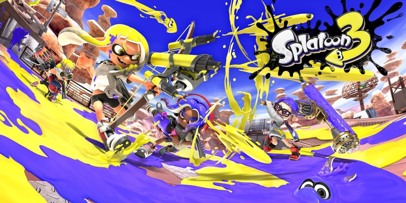 Grafika key art z gry Splatoon 3