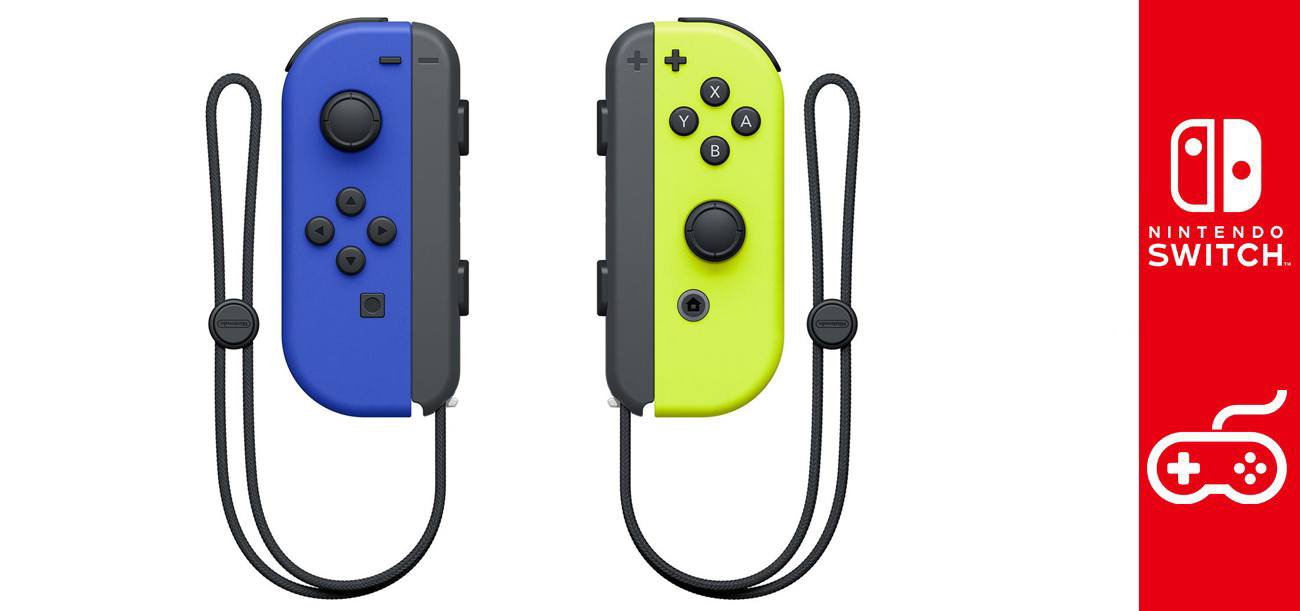 Zestaw Joy-Con Pair Blue / Neon Yellow