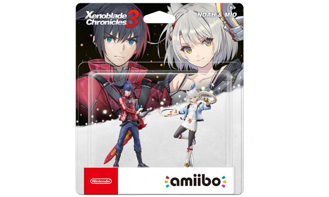 Figurka amiibo Xenoblade Noah & Mio 2 w 1 - Opakowanie