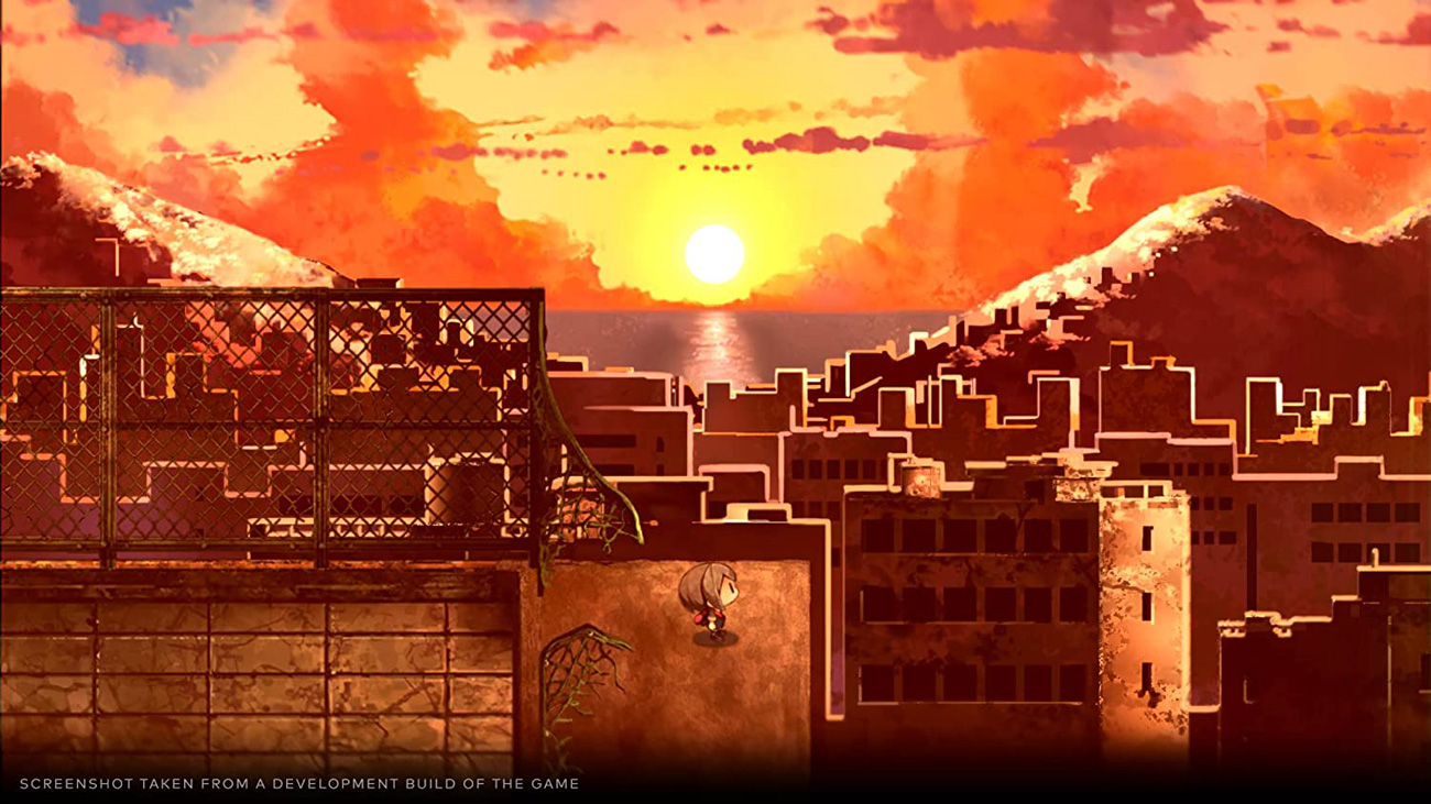 Zrzut ekranu z gry Yomawari: Lost in the Dark