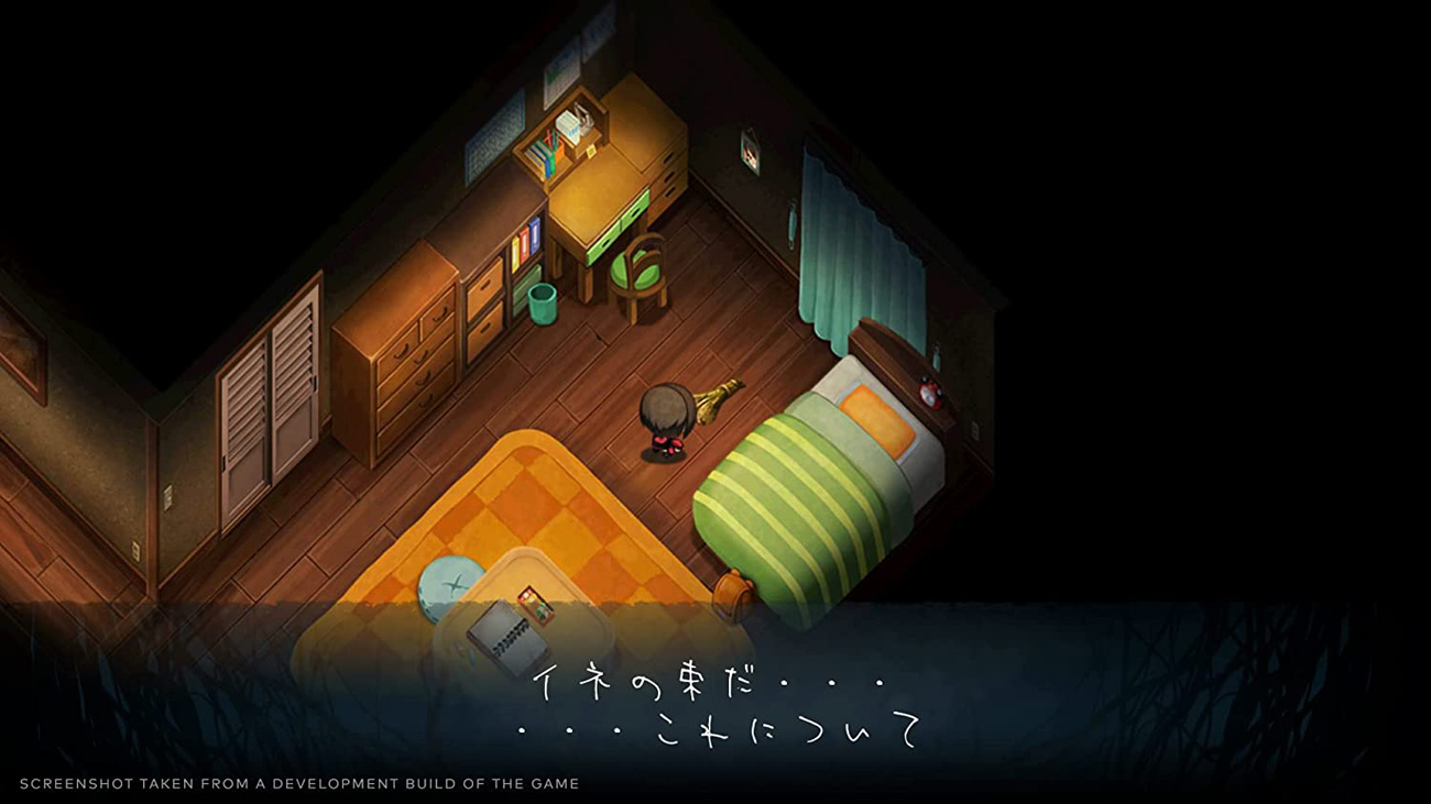 Zrzut ekranu z gry Yomawari: Lost in the Dark