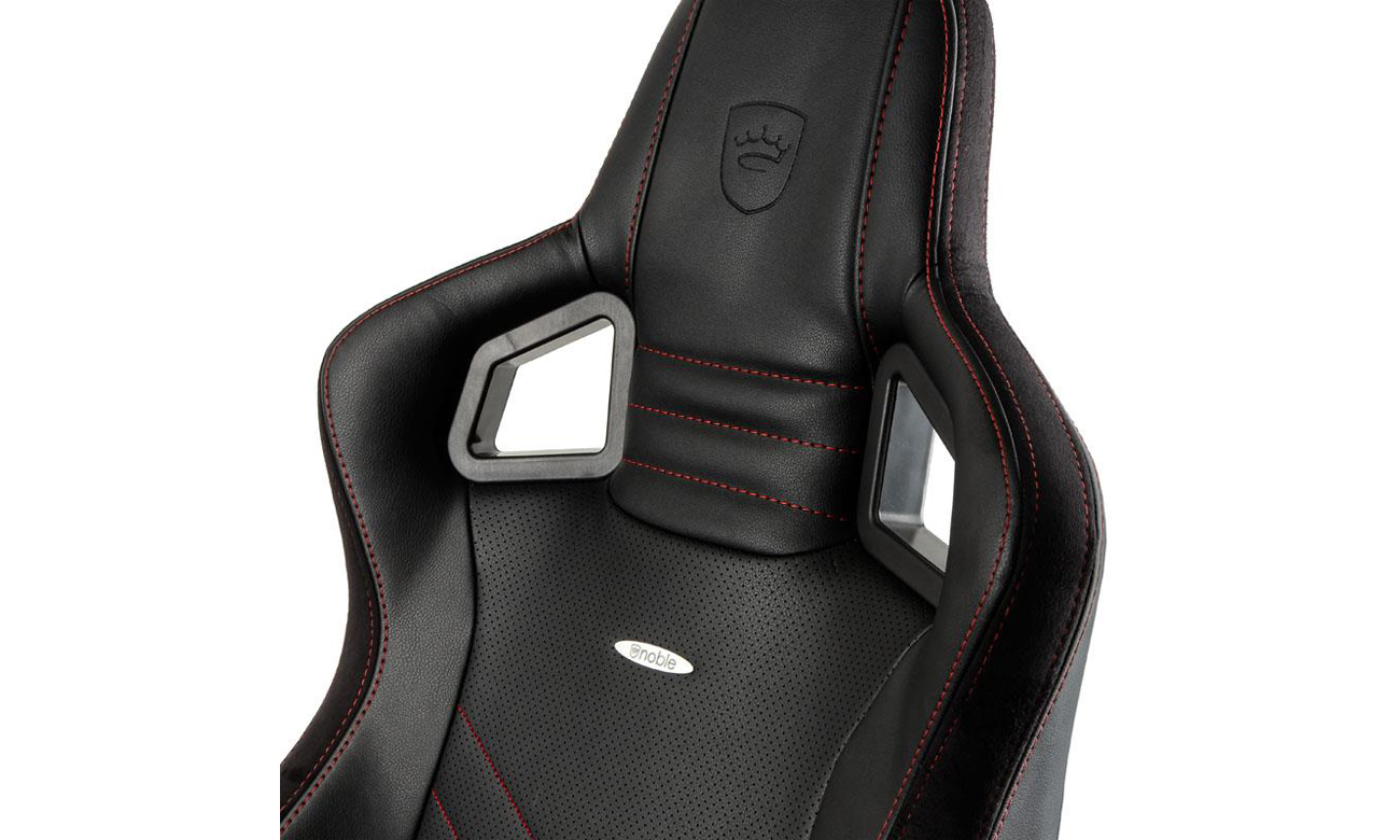 Fotel noblechairs EPIC Gaming Czarno-czerwony Oparcie