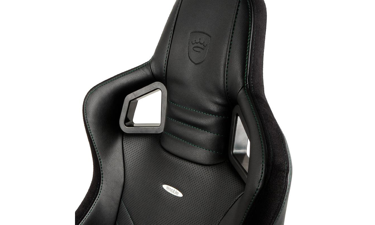 Fotel noblechairs EPIC Gaming Czarno-zielony Oparcie
