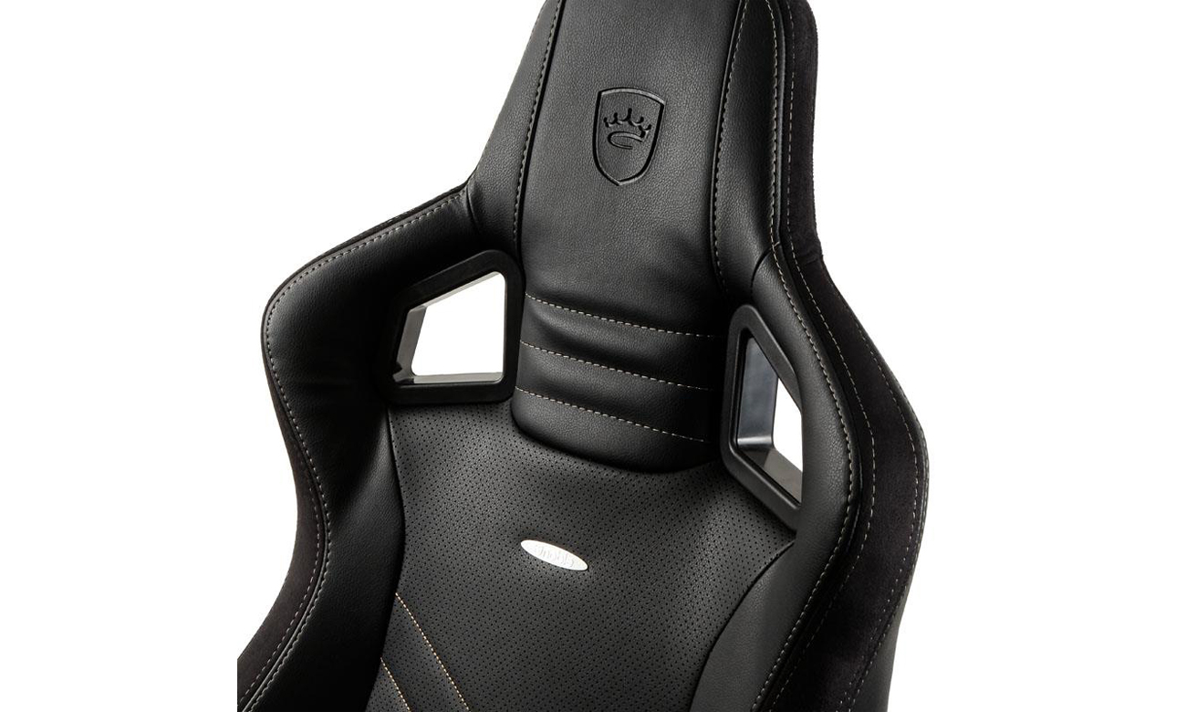 Fotel noblechairs EPIC Gaming Czarno-Złoty Oparcie