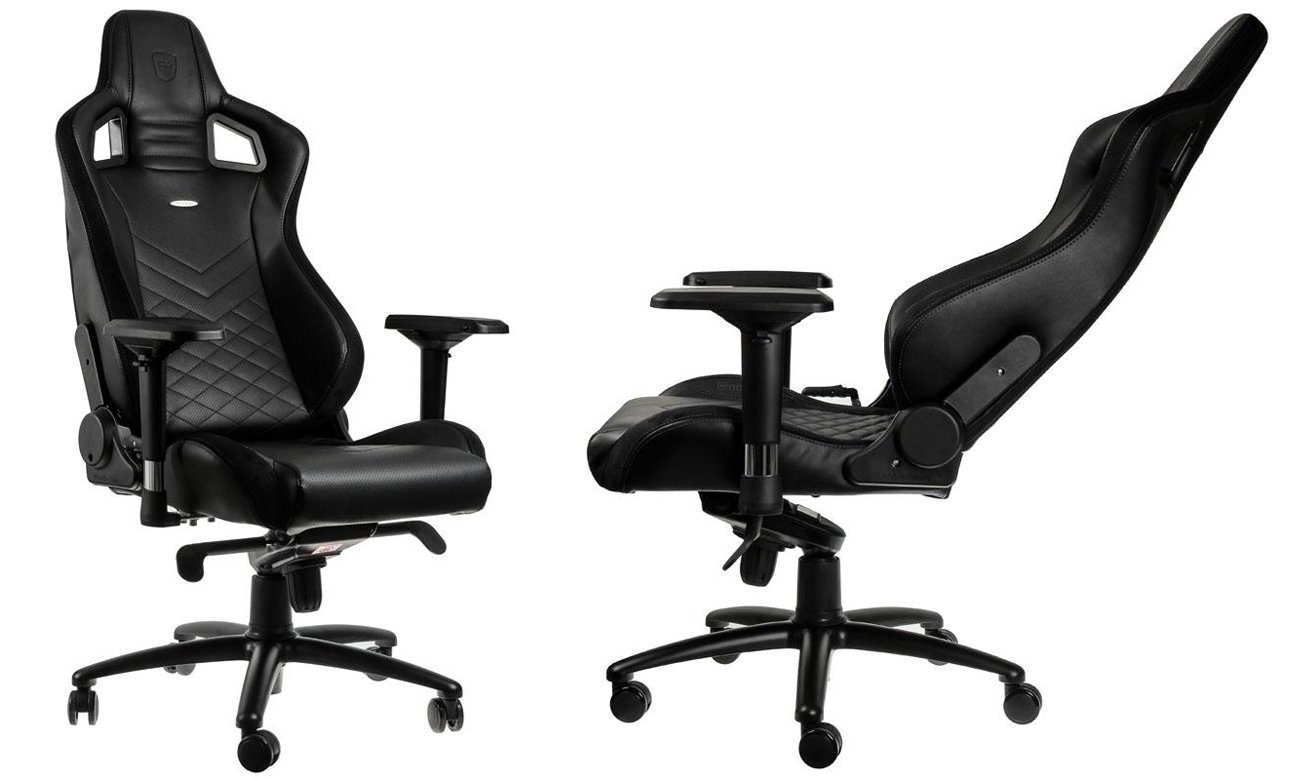 Fotel noblechairs EPIC Gaming Czarny Przód bok