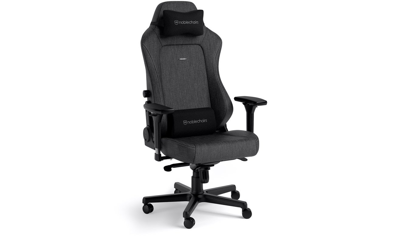 Fotel gamingowy noblechairs HERO Gaming TX Antracytowy - Widok od przodu pod kątem