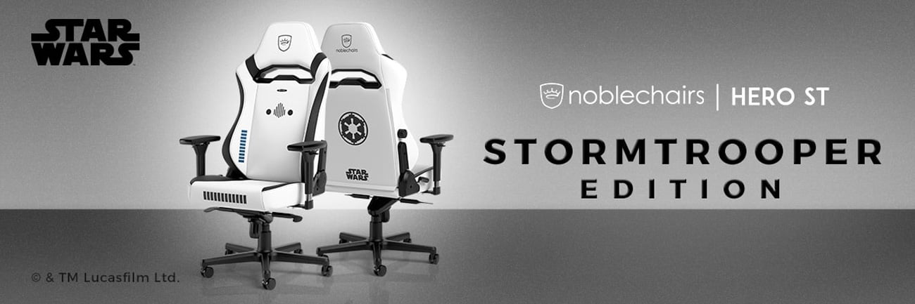 Edycja specjalna noblechairs HERO ST Stormtrooper Edition - Baner