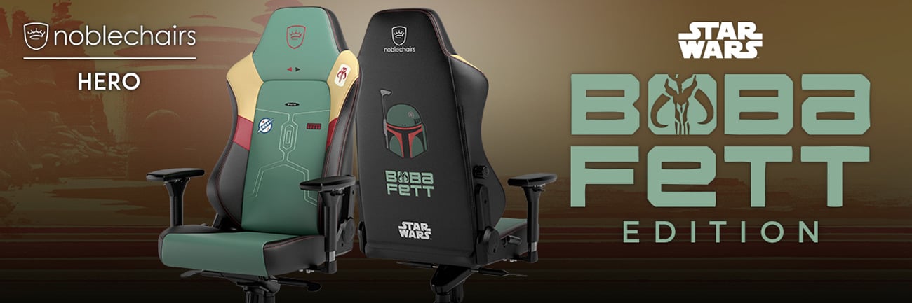 Edycja specjalna noblechairs HERO Boba Fett Edition - Baner