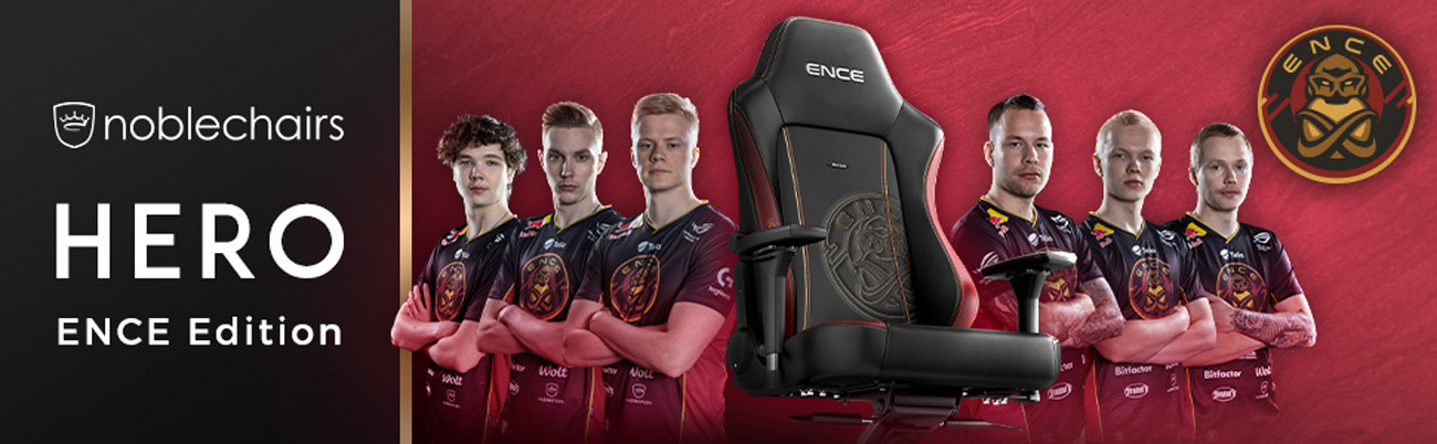 Edycja specjalna noblechairs Hero Gaming ENCE Edition - Baner