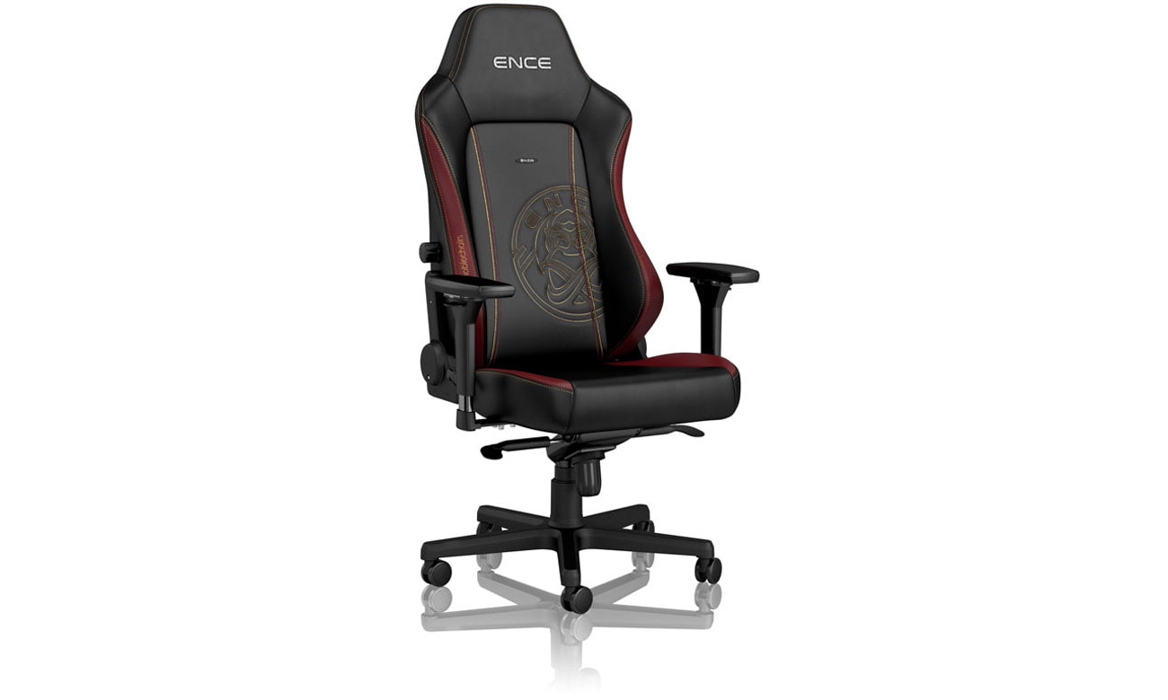 Fotel gamingowy noblechairs HERO Gaming ENCE Edition - Widok od przodu i z boku