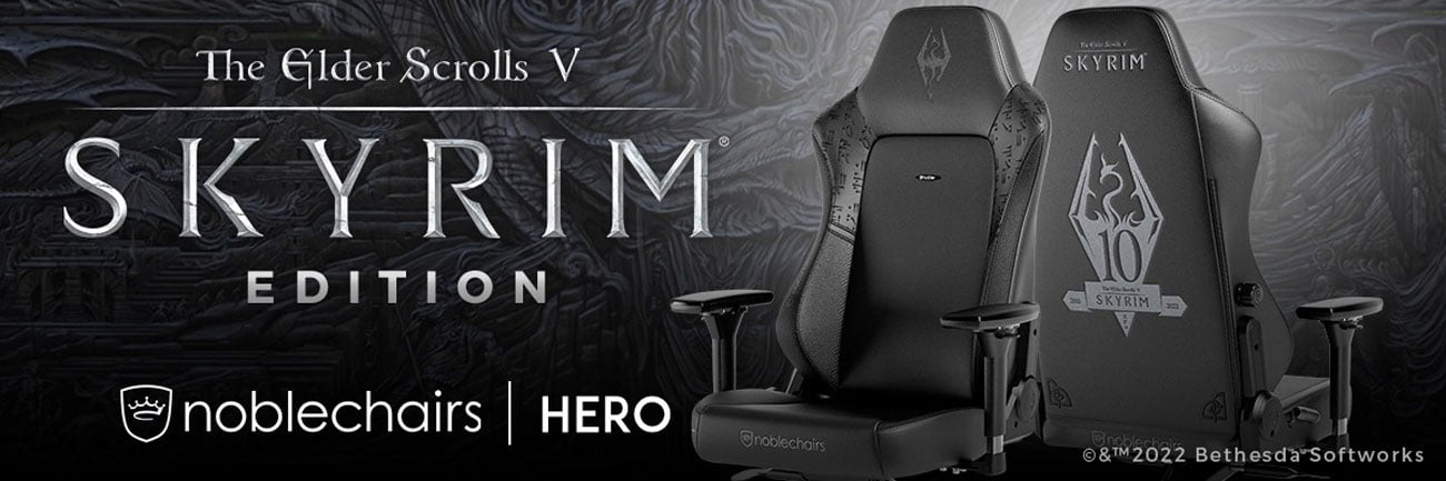 Edycja specjalna noblechairs HERO Gaming Skyrim 10th Anniversary Edition - Baner