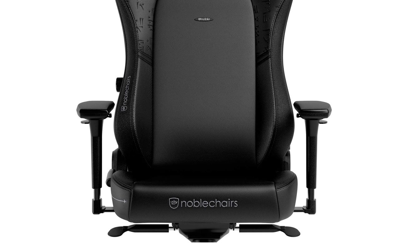 Edycja specjalna noblechairs HERO Gaming Skyrim 10th Anniversary Edition - Widok oparcia z logotypem