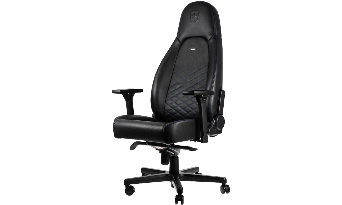 Fotel gamingowy noblechairs ICON Gaming (Czarno-Niebieski) NBL-ICN-PU-BBL