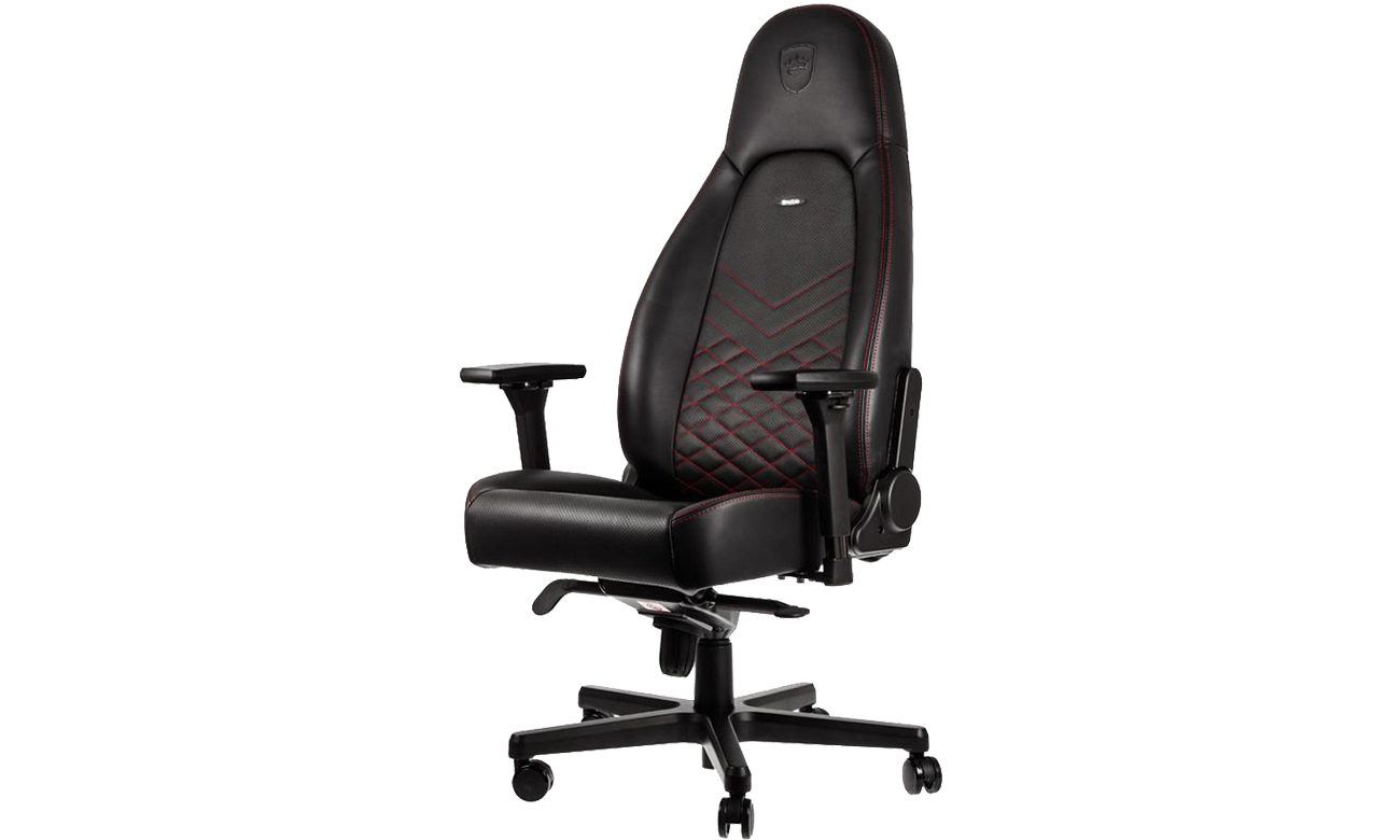 Fotel gamingowy noblechairs ICON Gaming (Czarno-Czerwony) NBL-ICN-PU-BRD