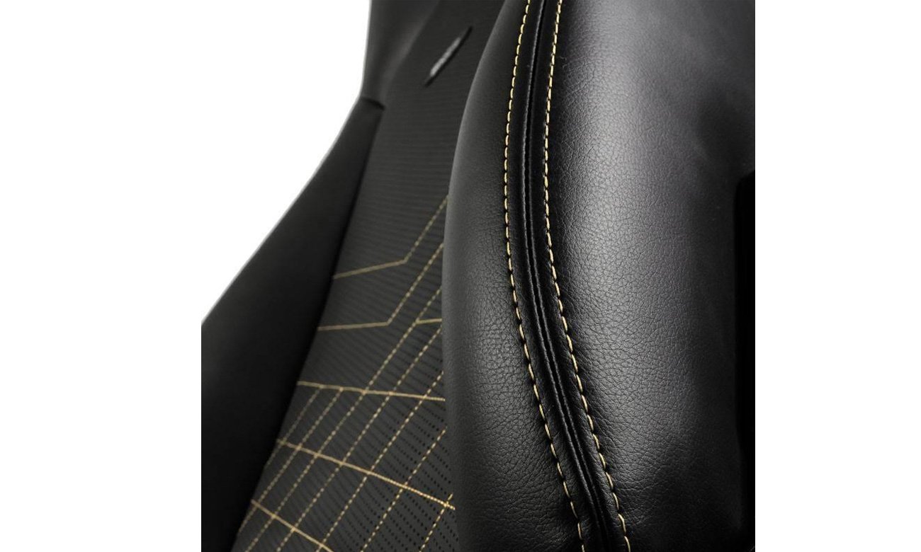 noblechairs ICON Gaming (Gold) skóra ekologiczna