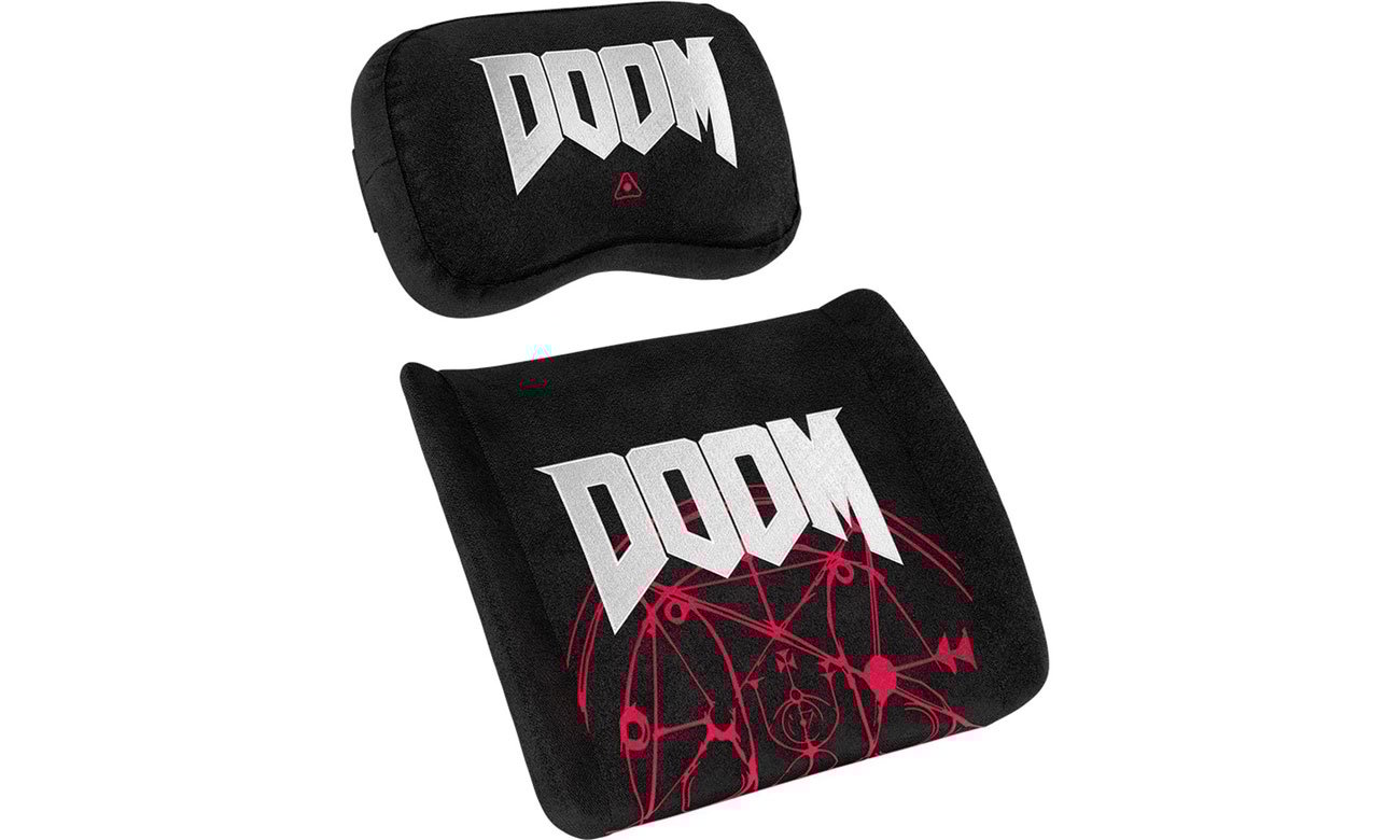Komplet poduszek noblechairs DOOM Edition - Widok ogólny