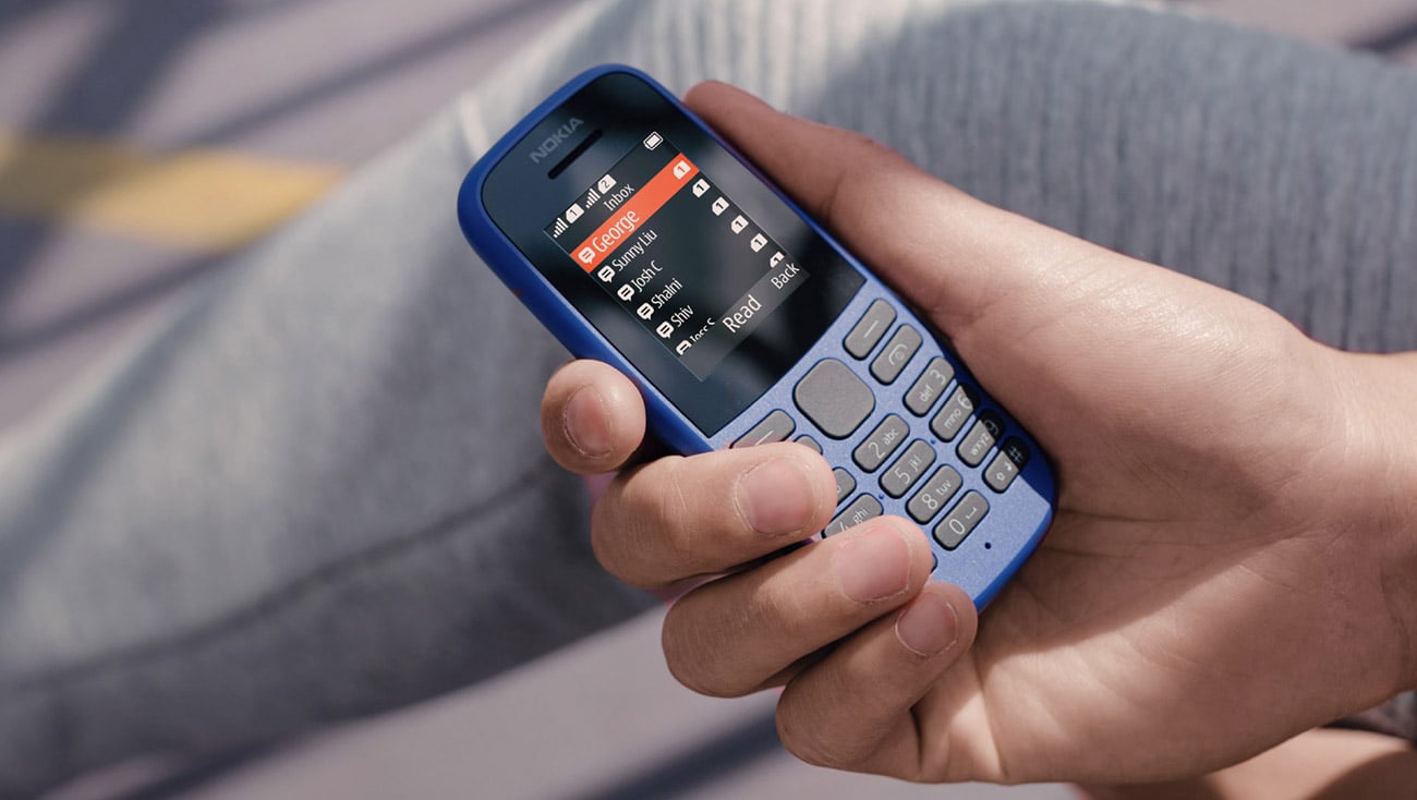 Nokia 105 (2019) Dual SIM solidny telefon