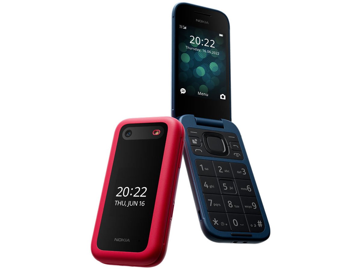 Nokia 2660 4G blau und rot