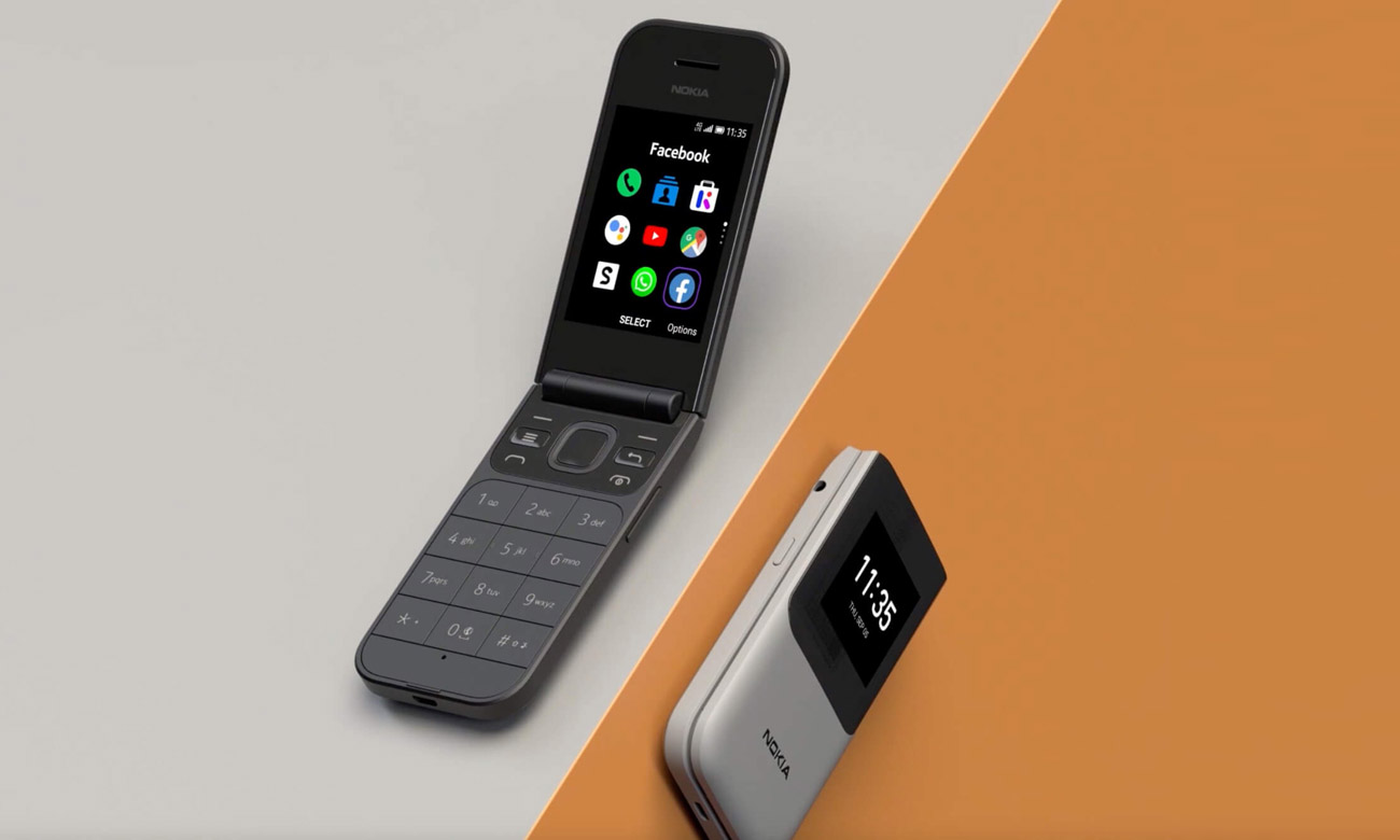 Nokia 2720 Flip klasyczny telefon z klapką