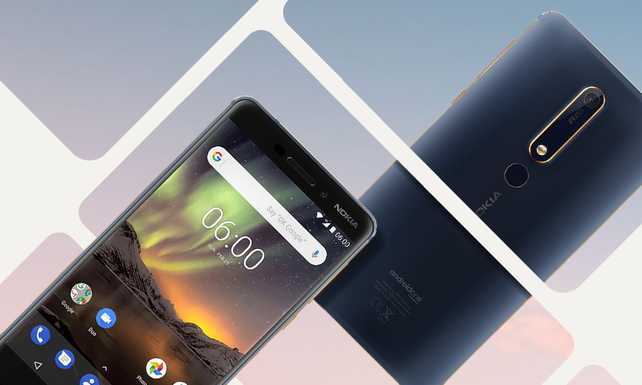Nokia 6.1 dwa mikrofony OZO audio