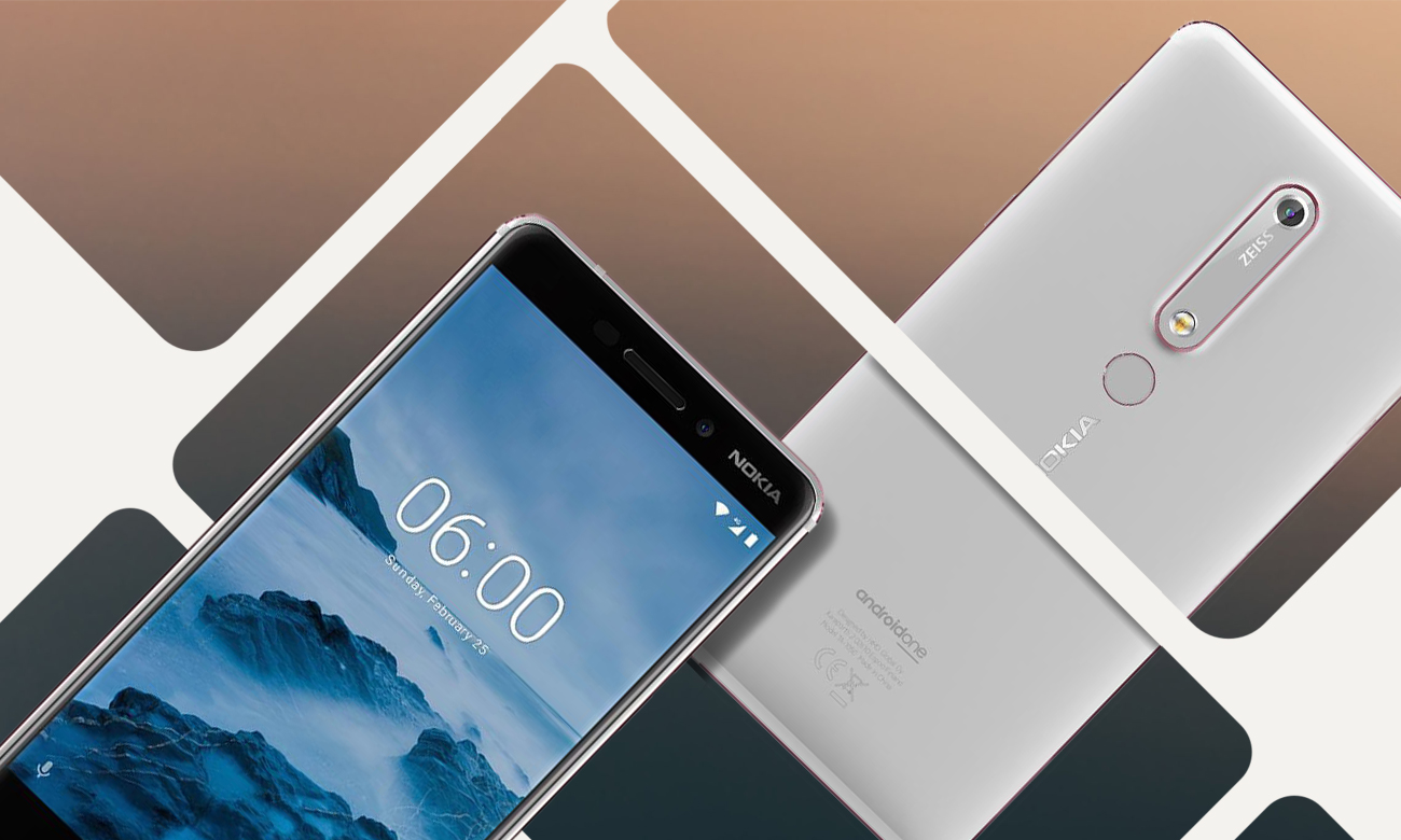 Nokia 6.1 dwa mikrofony OZO audio