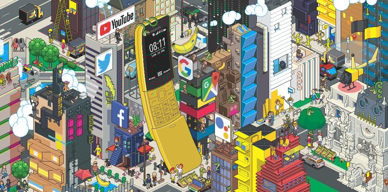 Nokia 8110 synchronizacja KaiOS