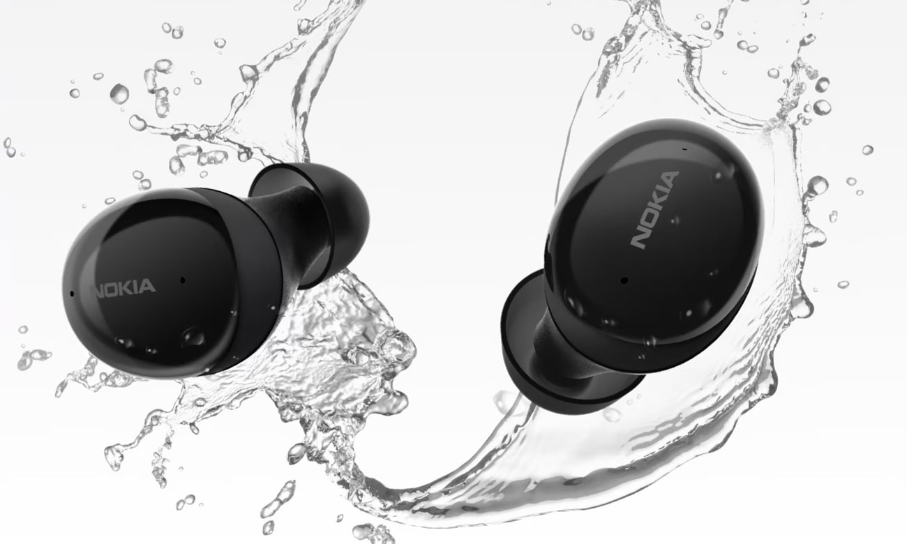Nokia Comfort Earbuds wodoodporność