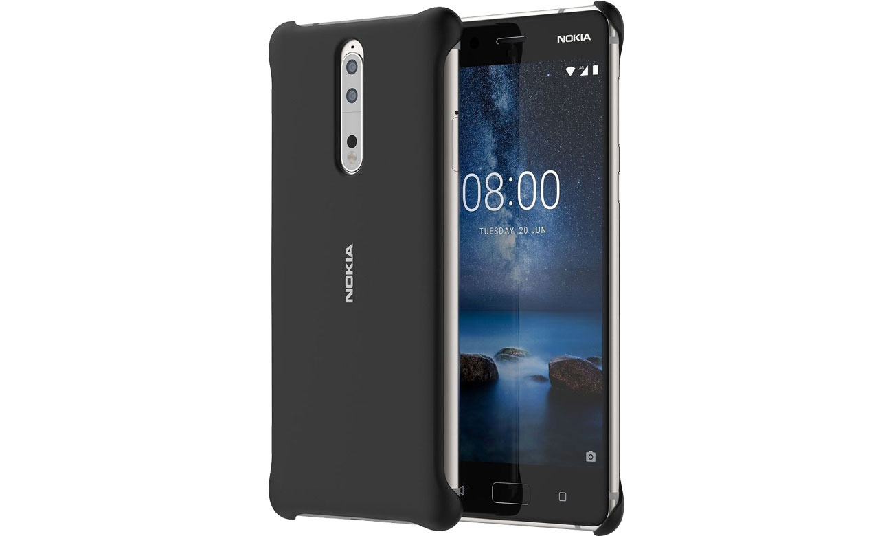 Nokia Soft Touch Case do Nokia 8 Black