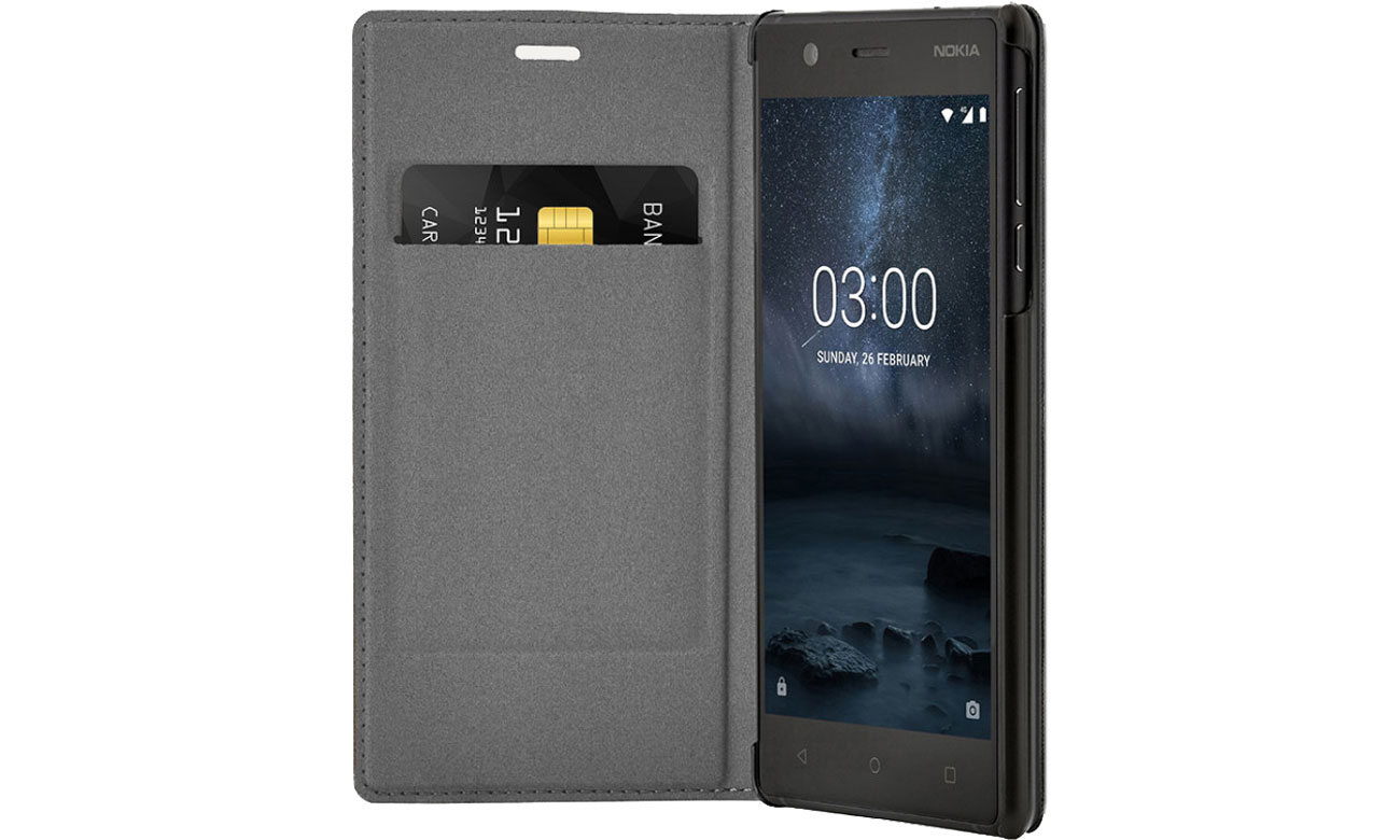Nokia Slim Flip Case Black CP-303 Kieszonka
