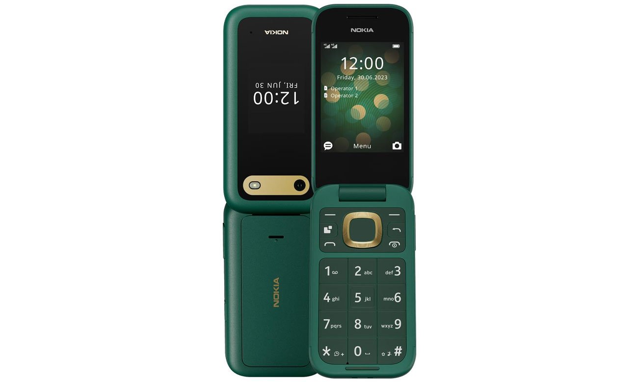 W zestawie Nokia 2660 4G Flip zielony