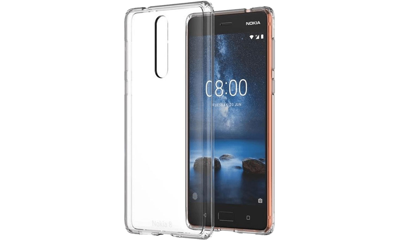 Etui/obudowa na smartfona Nokia Hybrid Crystal Case do Nokia 8