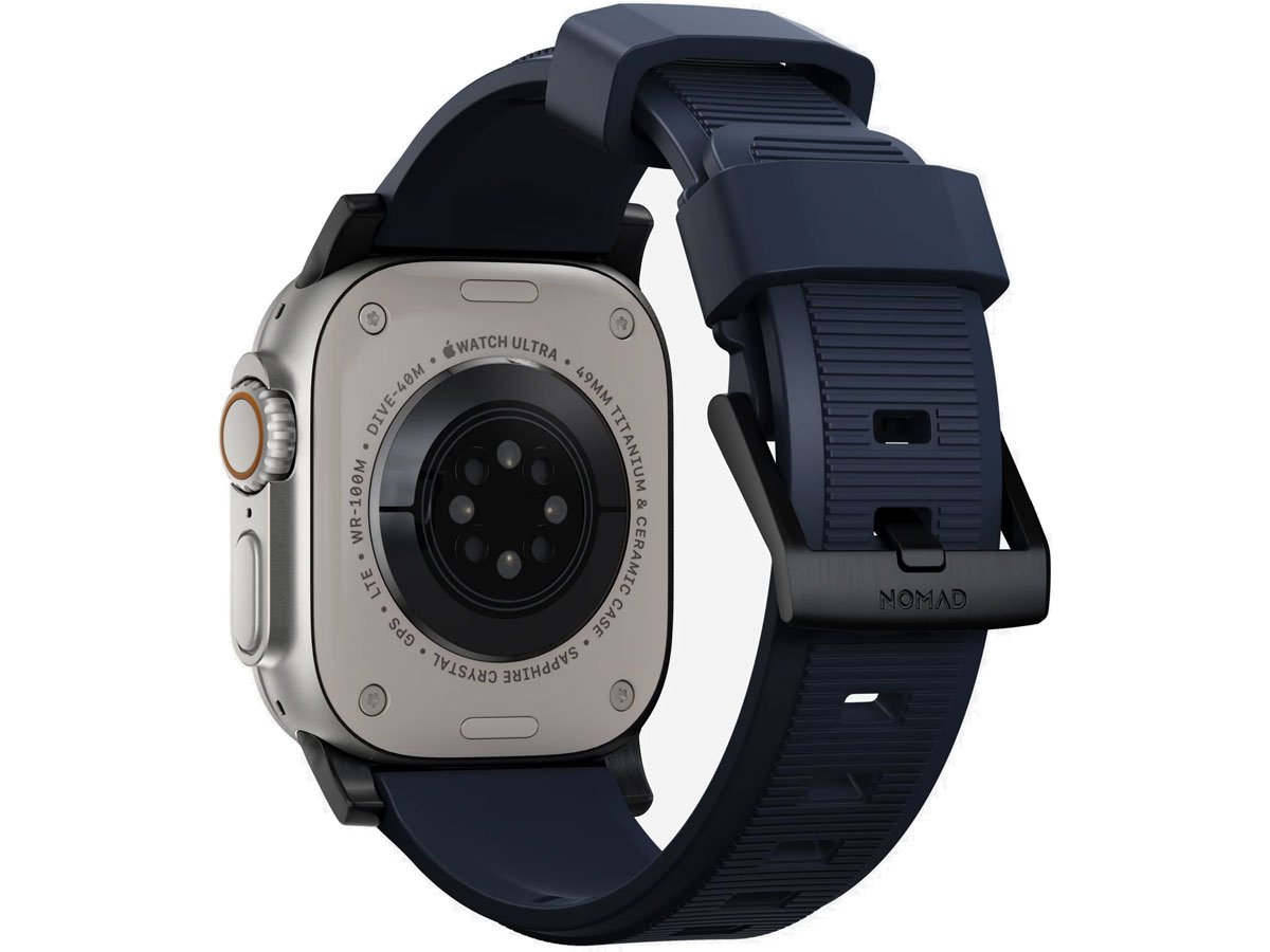 Nomad Rugged Strap atlantic blue black do Apple Watch