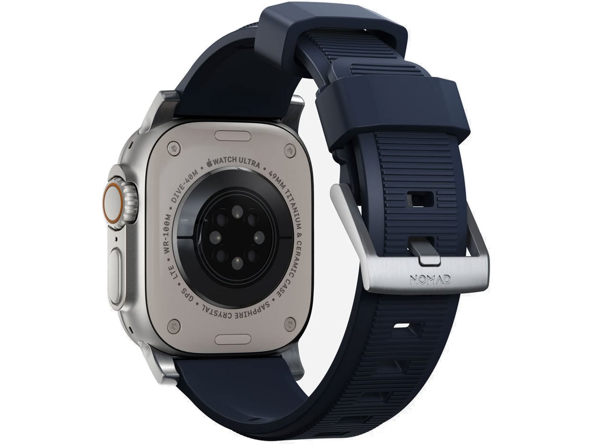 Nomad Rugged Strap atlantic blue/silver do Apple Watch
