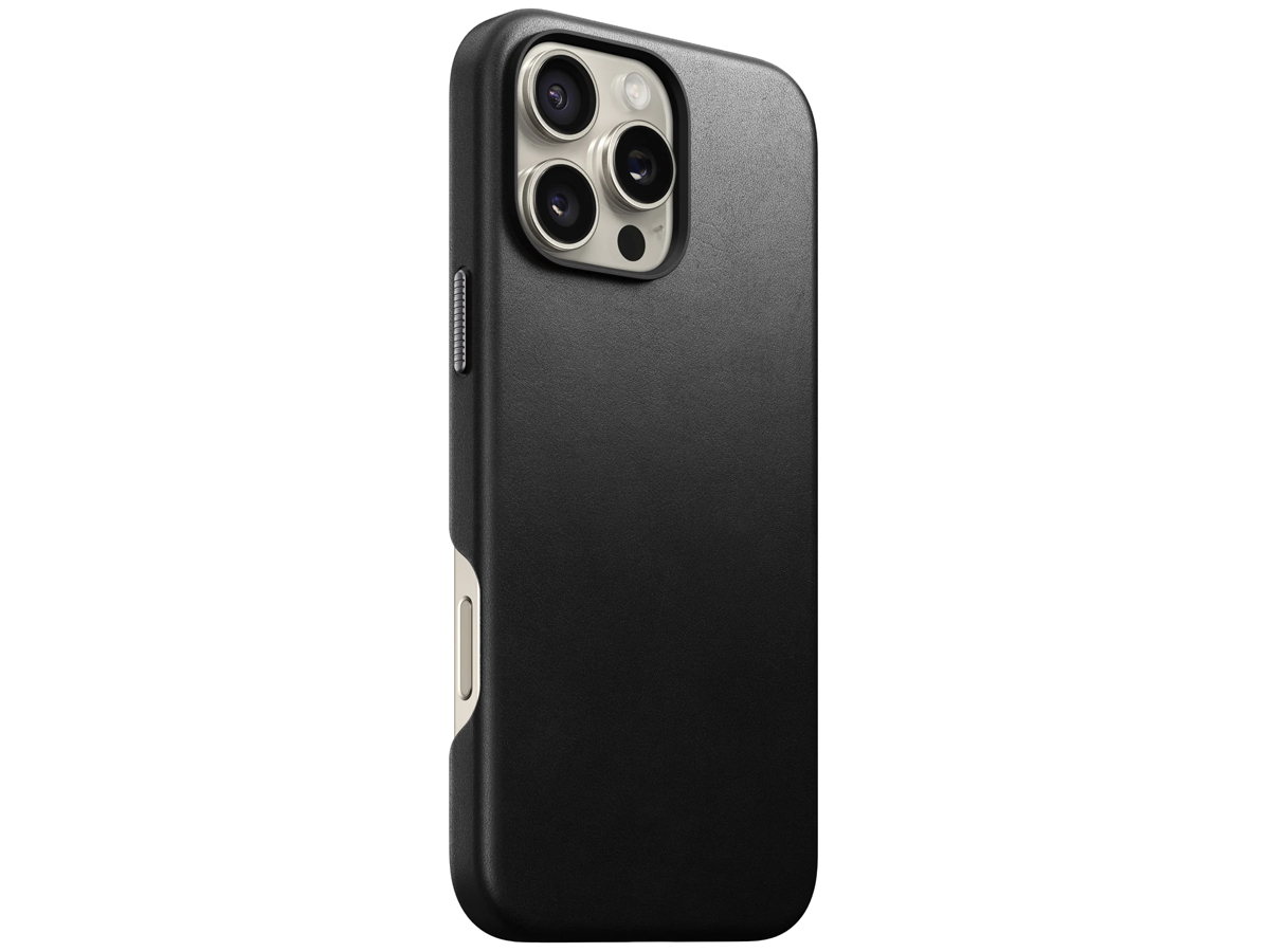 Nomad Traditional Leather case do iPhone 16 Pro Max black