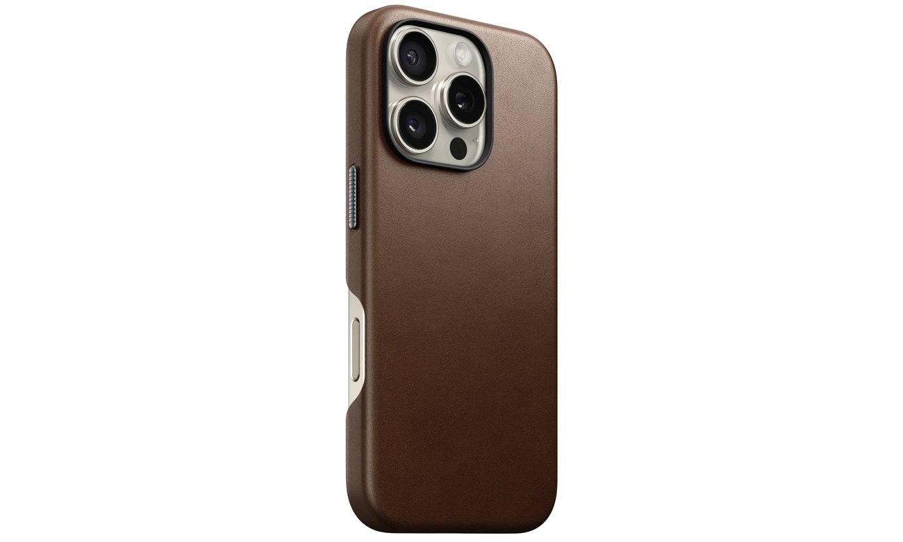 Nomad Traditional Leather case do iPhone 16 Pro Max brown