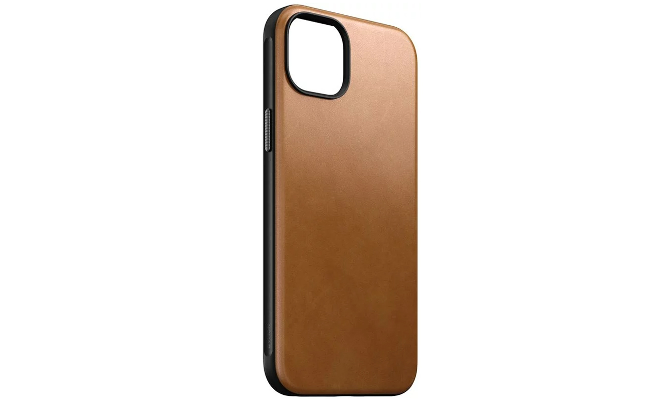Etui Nomad Modern Leather Case iPhone 15 Plus english tan