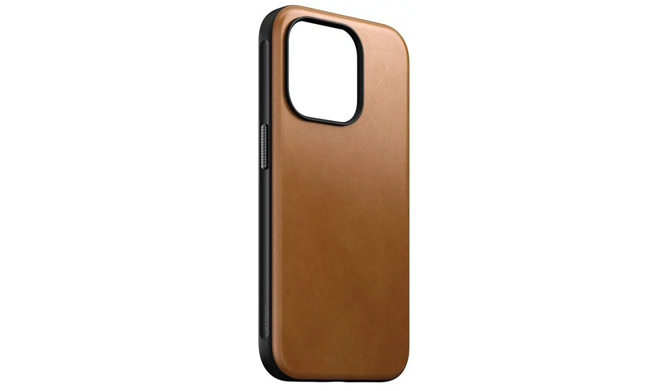 Etui Nomad Modern Leather Case iPhone 15 Pro english tan