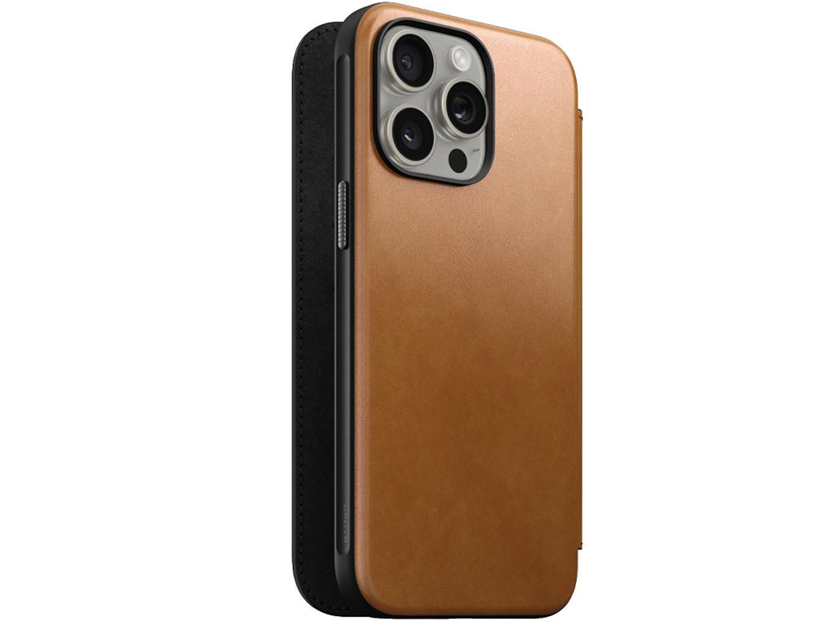 Etui Nomad Modern Leather Case iPhone 15 Pro black