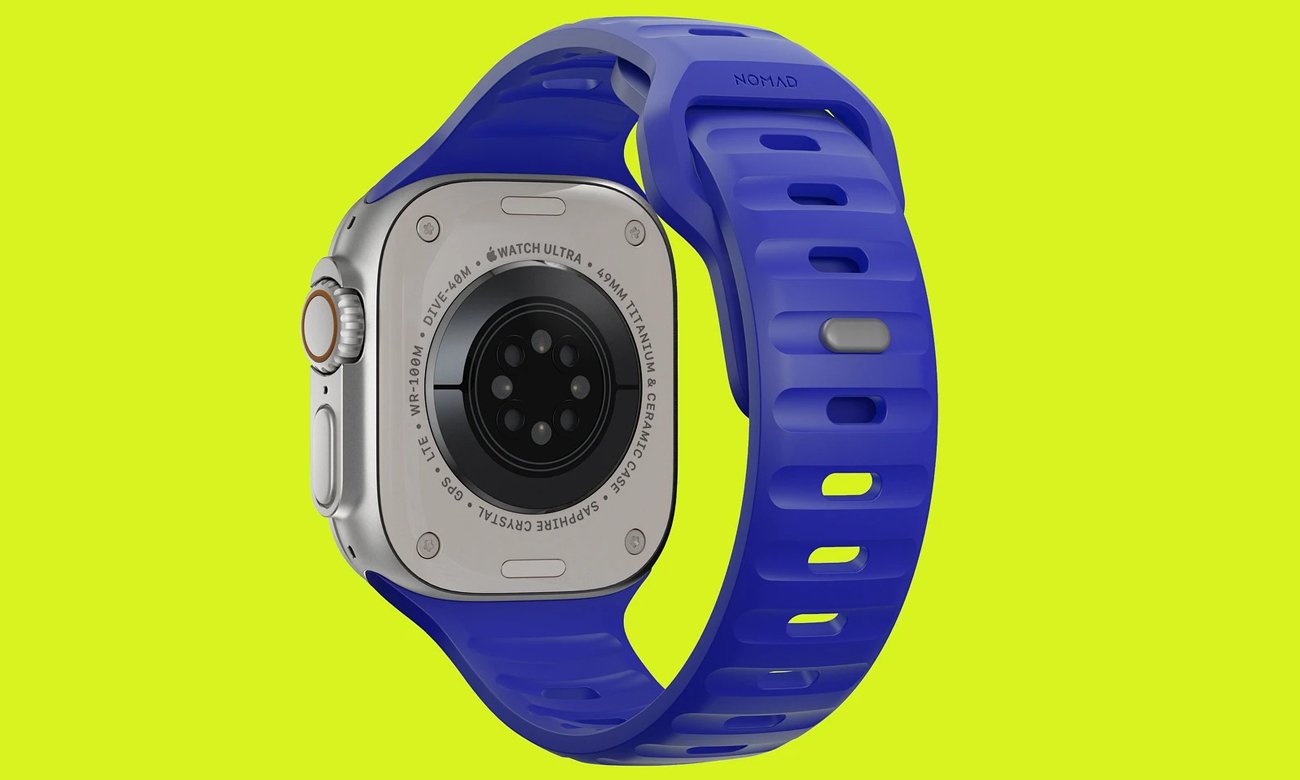 Nomad Sport Strap M/L The Verge do Apple Watch 49/45/44/42 mm - Grafika z tłem
