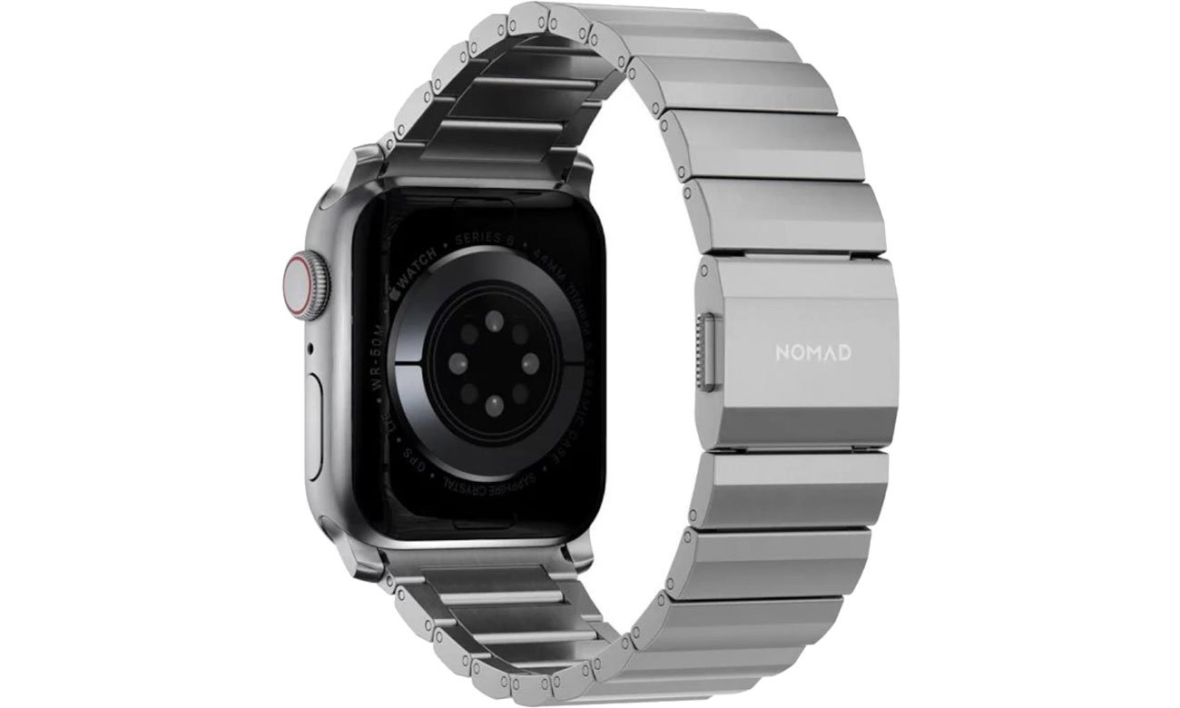 Nomad Titanium Band silber für Apple Watch