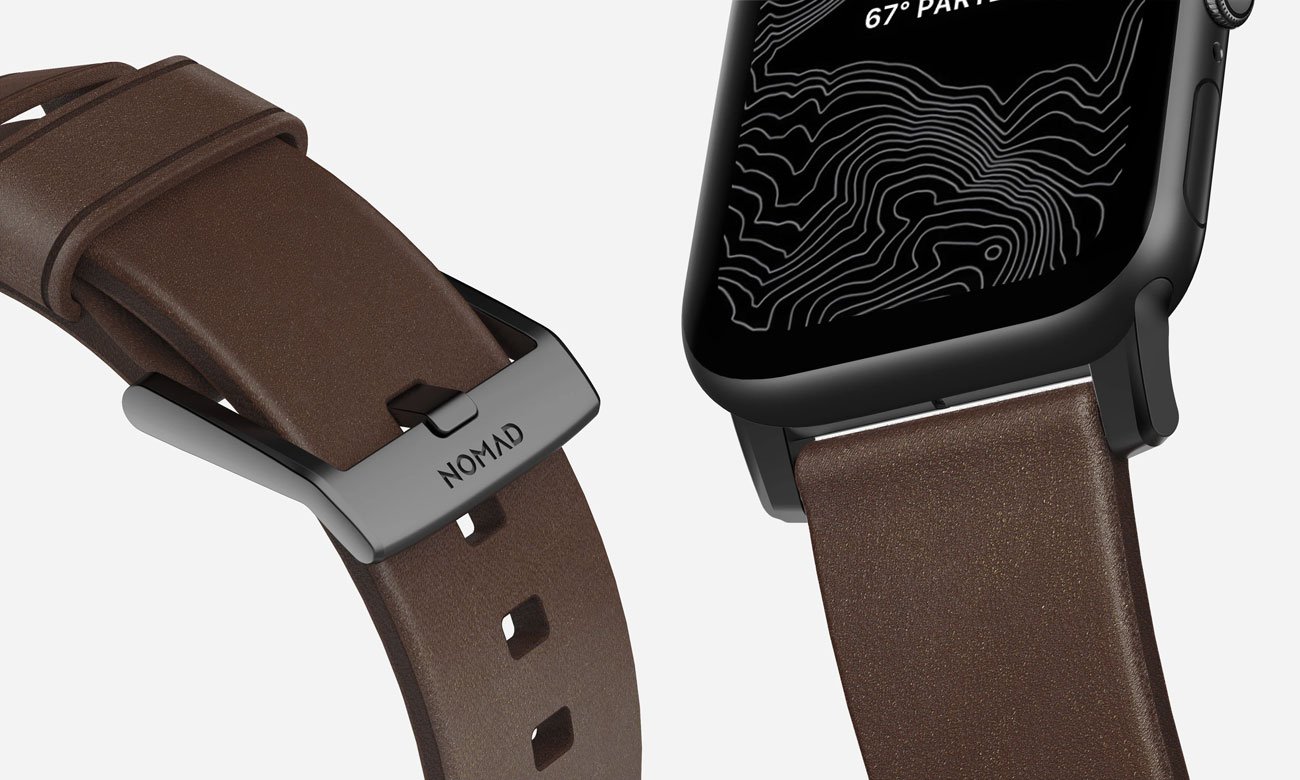 Pasek Nomad do Apple Watch - Metalowe zapięcie