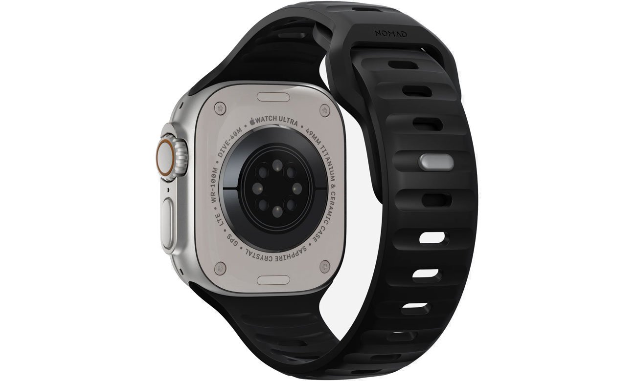 Nomad Sport Strap schwarz M L für Apple Watch