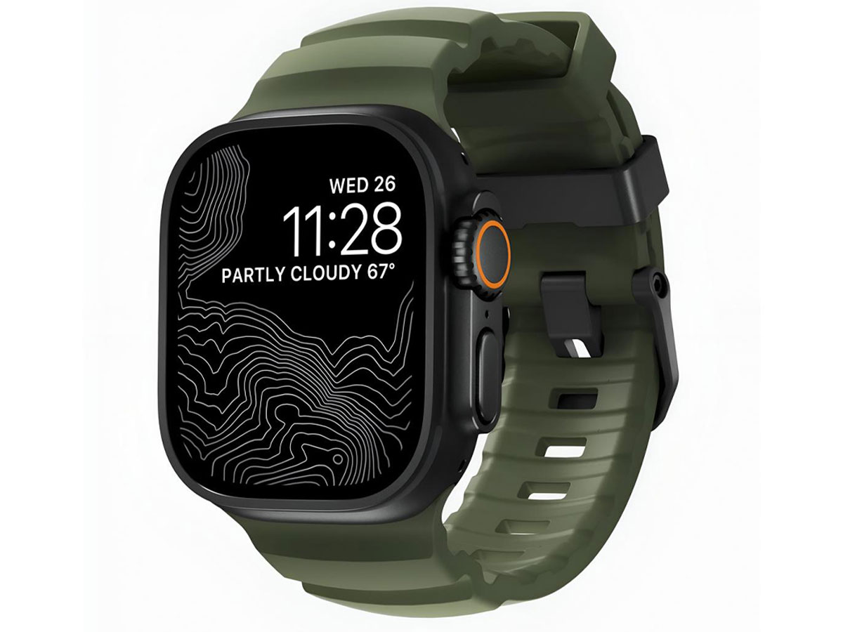 Rocky Point Band Nomad Apple Watch 49/45/44/42mm black/forest