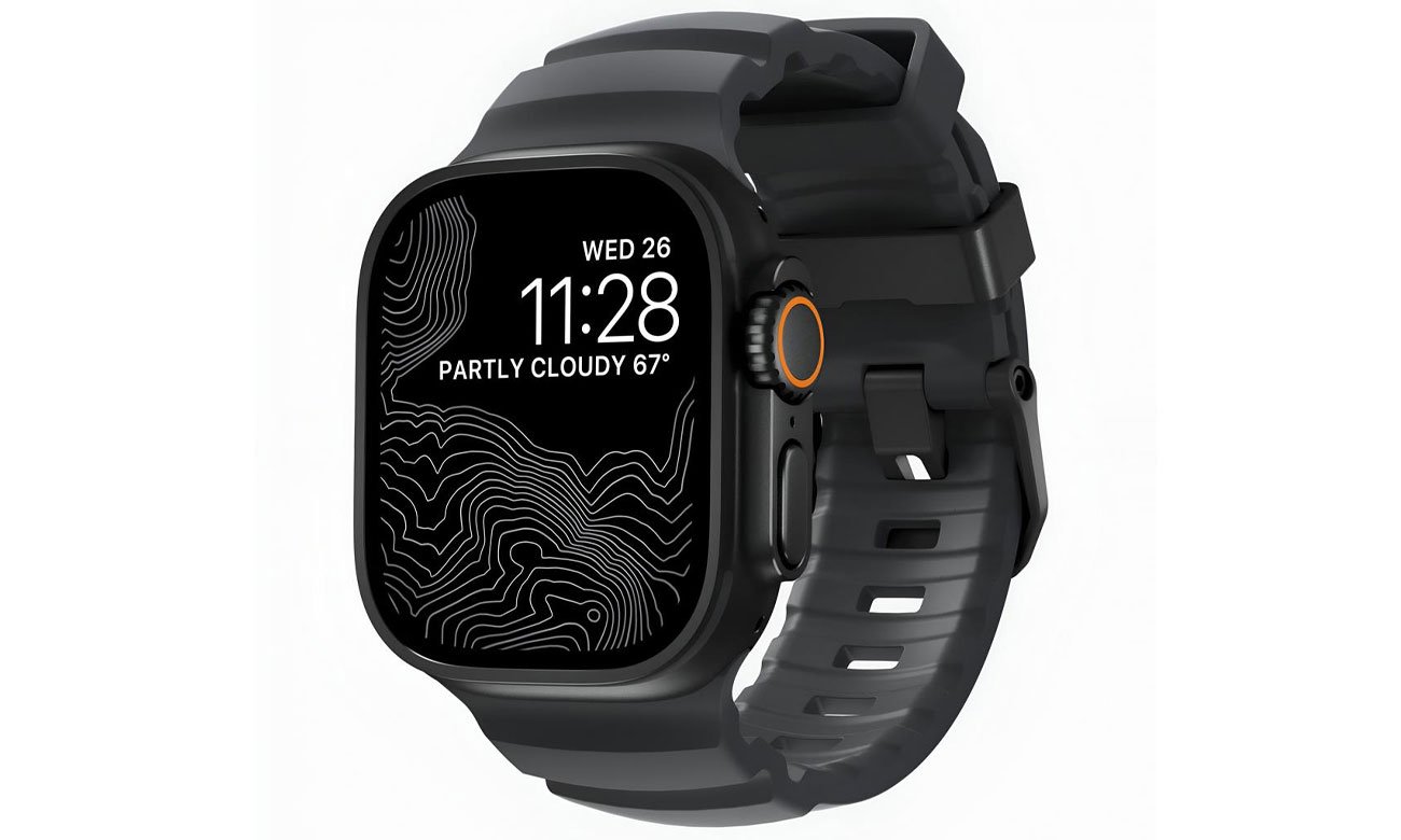 Rocky Point Band Nomad Apple Watch 49/45/44/42mm black/storm