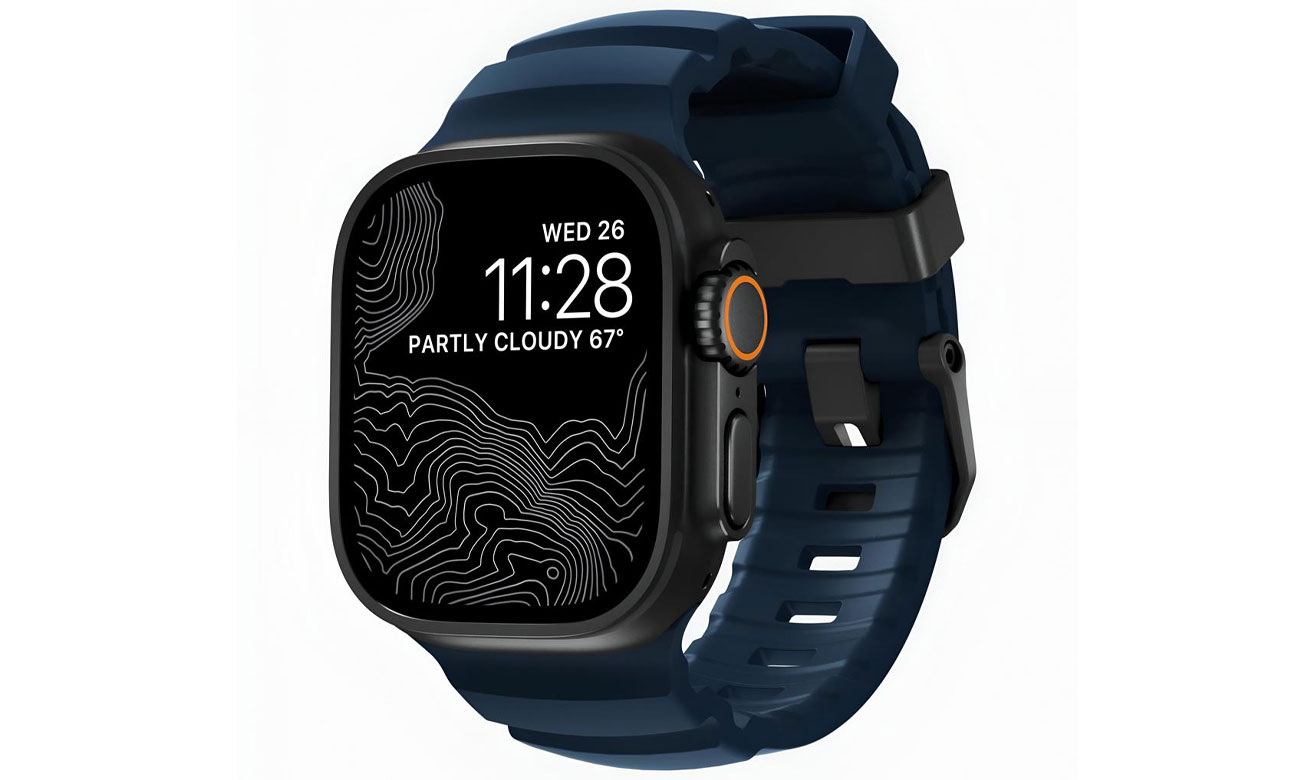 Rocky Point Band Nomad Apple Watch 49/45/44/42mm black/atlantic