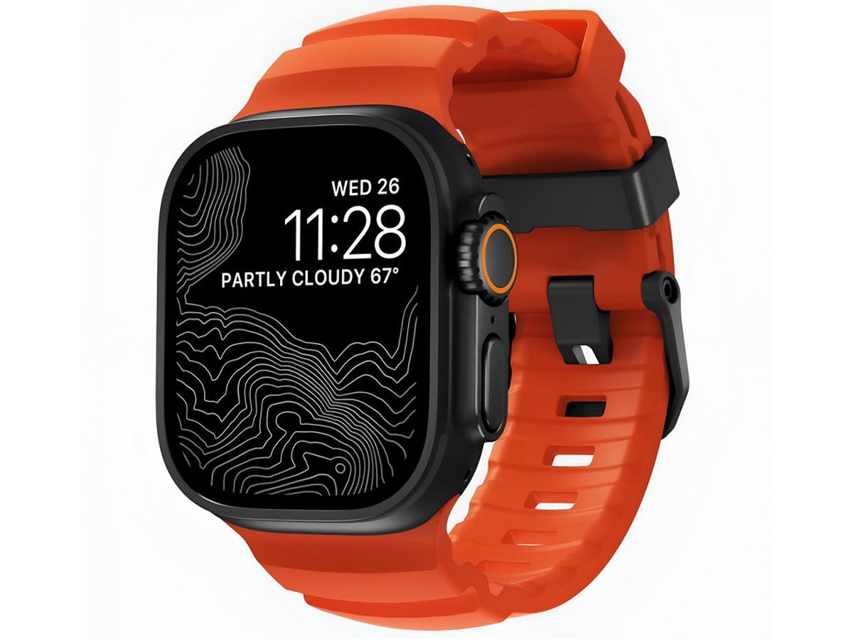 Rocky Point Band Nomad Apple Watch 49/45/44/42mm black/magma