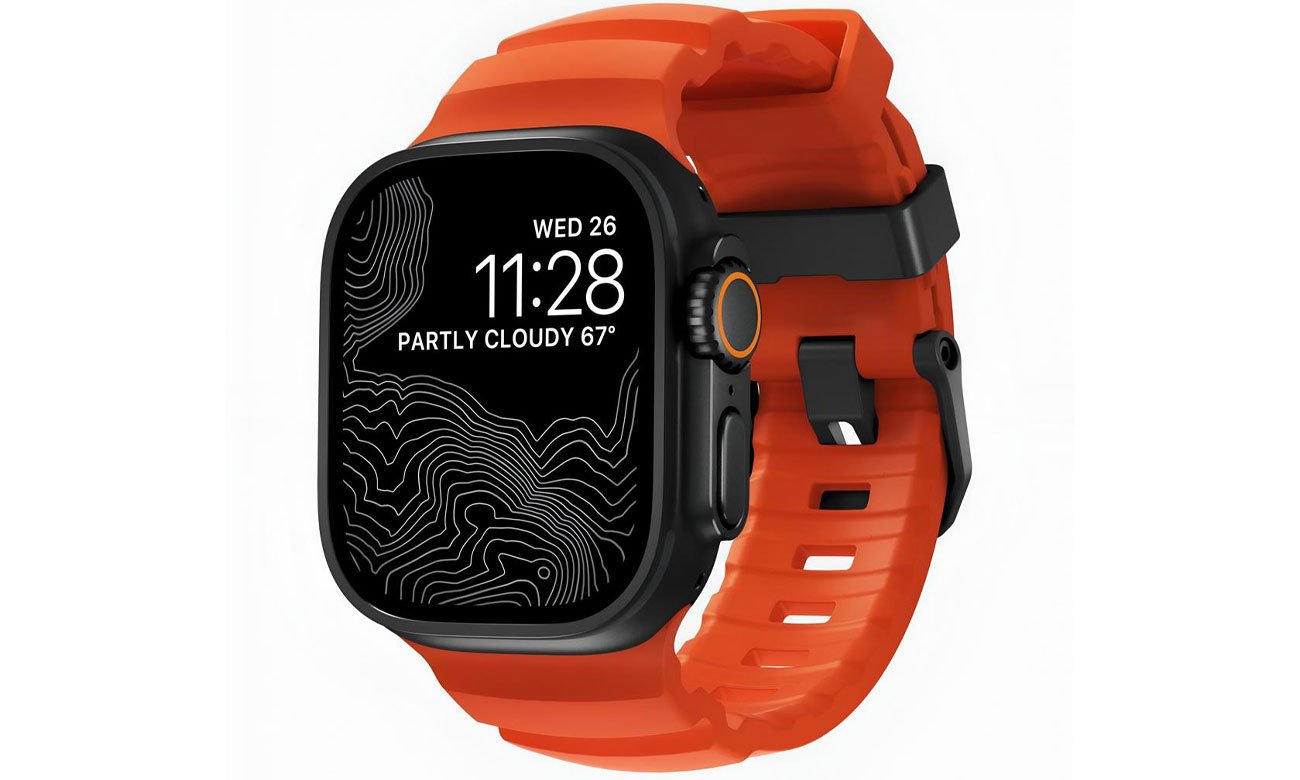 Rocky Point Band Nomad Apple Watch 49/45/44/42mm black/magma