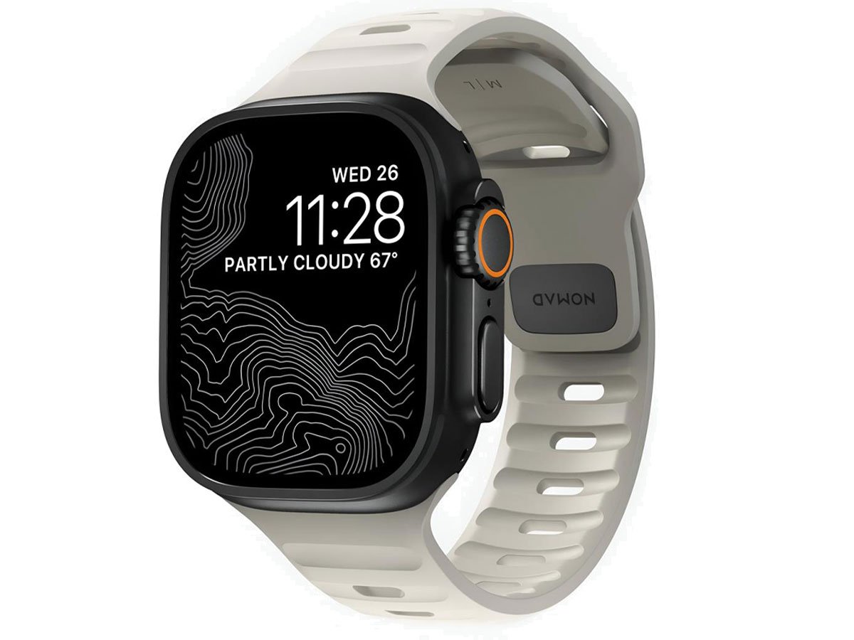 Nomad Sport Strap M/L Apple Watch 49/45/44/42mm stone