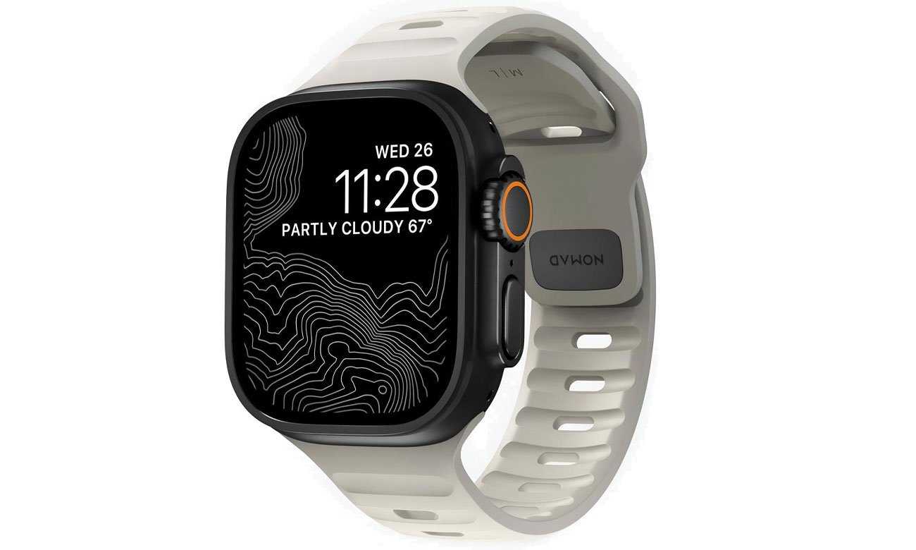 Nomad Sport Strap M/L Apple Watch 49/45/44/42mm stone