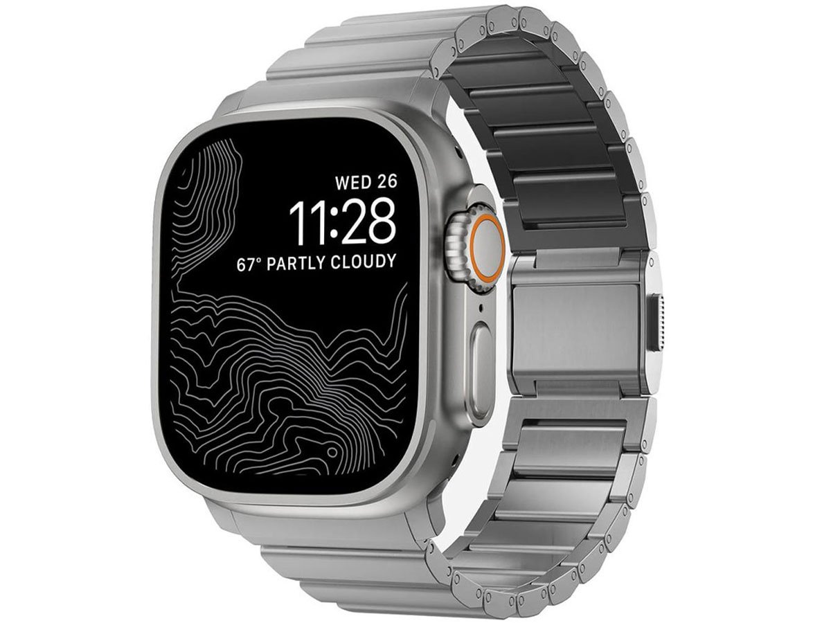 Nomad Titanium Band Apple Watch 49/46/45/44/42mm natural